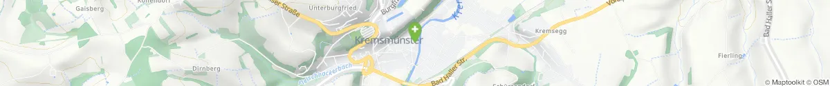Kartendarstellung des Standorts für Apotheke Zum heiligen Benedikt Kremsmünster in 4550 Kremsmünster
